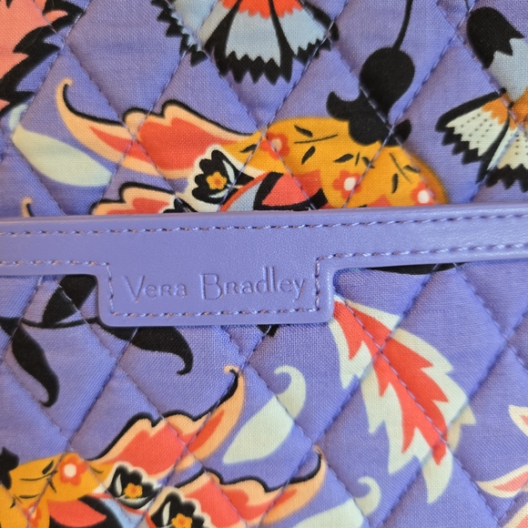 Vera Bradley Floral Tote Bag in Purple - Picture 2 of 11